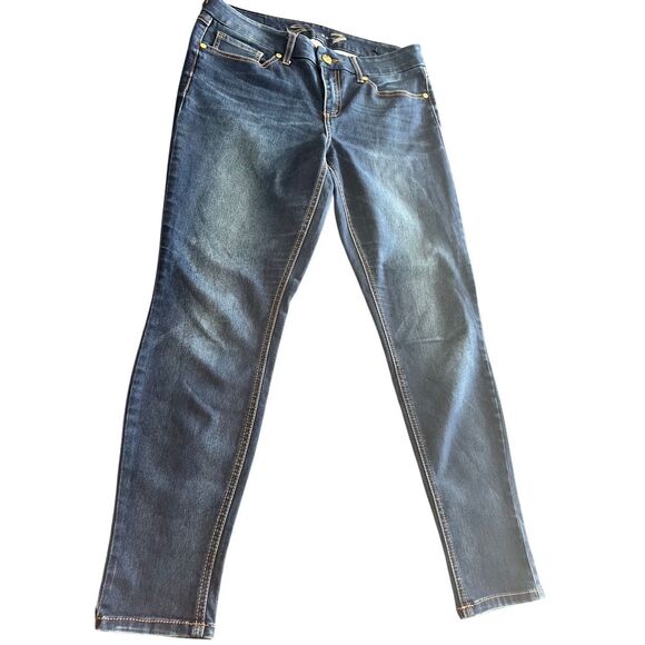Seven7 leggings Jeans Womens Size 12 /14 Dark Wash Denim - Picture 9 of 10